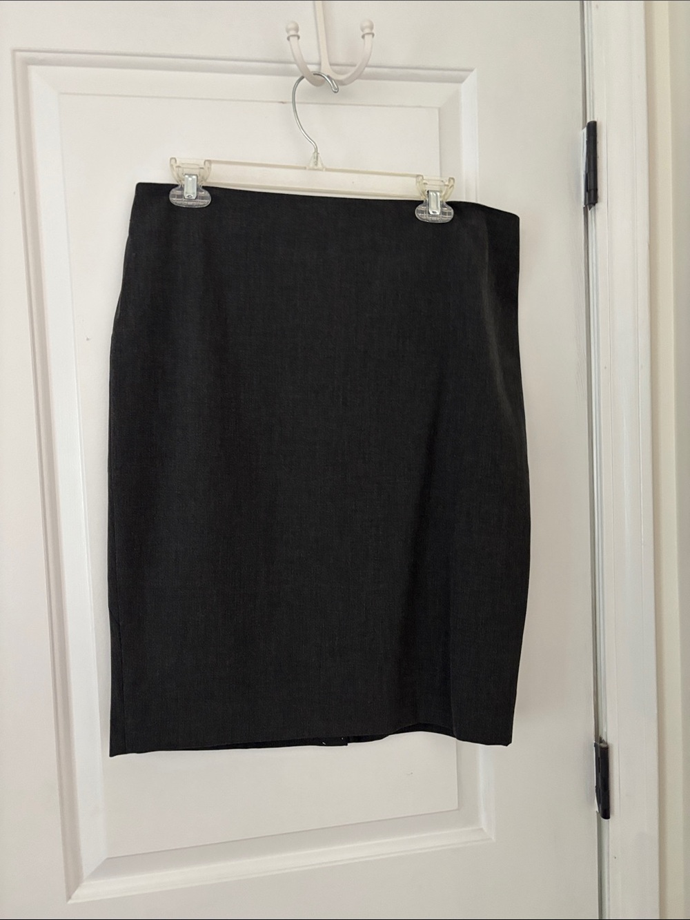 Classic charcoal grey Pencil Skirt - Women's Tailored Work Skirt